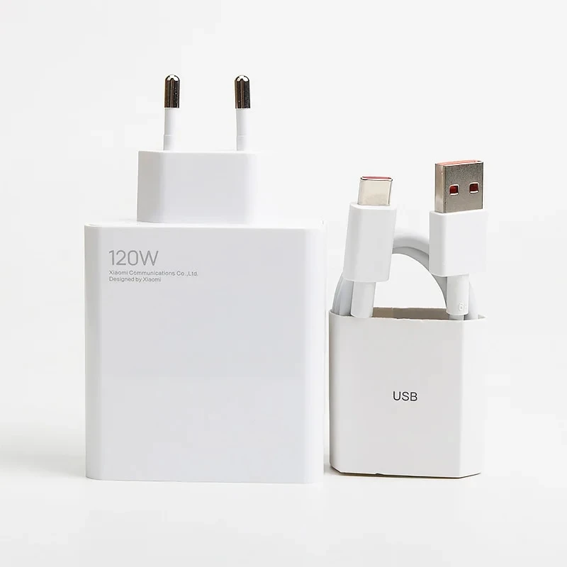 Xiaomi 120W HyperCharge Ultra Fast Charger Adapter for Redmi Note 11 Pro+ 5G, Note 12 Pro+, Note 13 Pro+, Xiaomi 11T Pro, 12 Pro, 13 Pro, 14 Ultra