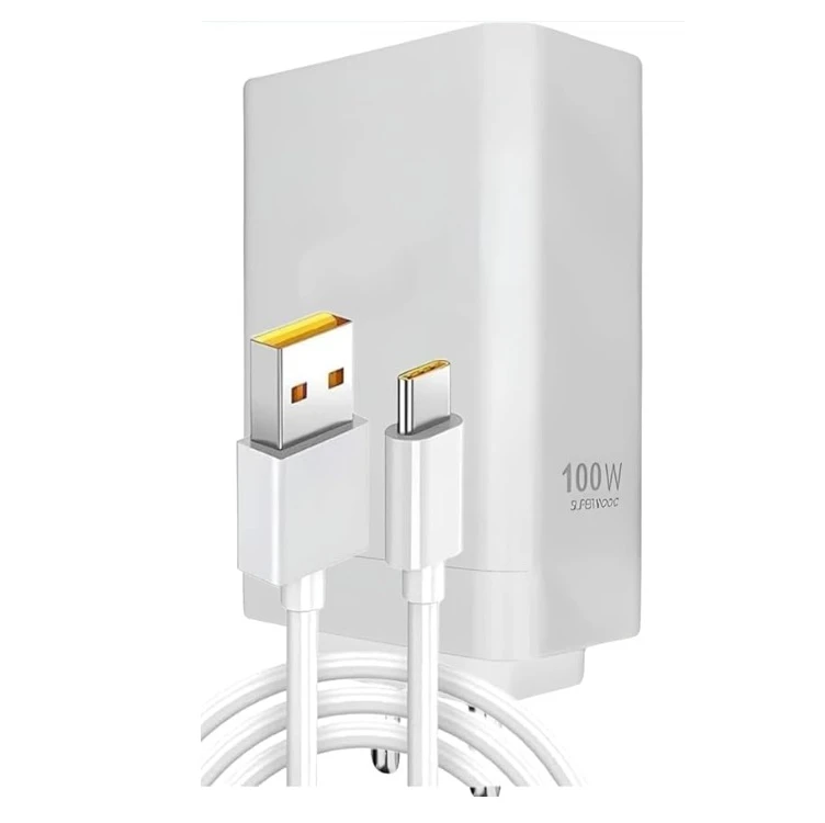 Realme 100W SuperVOOC Charger Adapter for Realme GT Neo 3, GT 3, 11 Pro, 11 Pro+, 12 Pro+