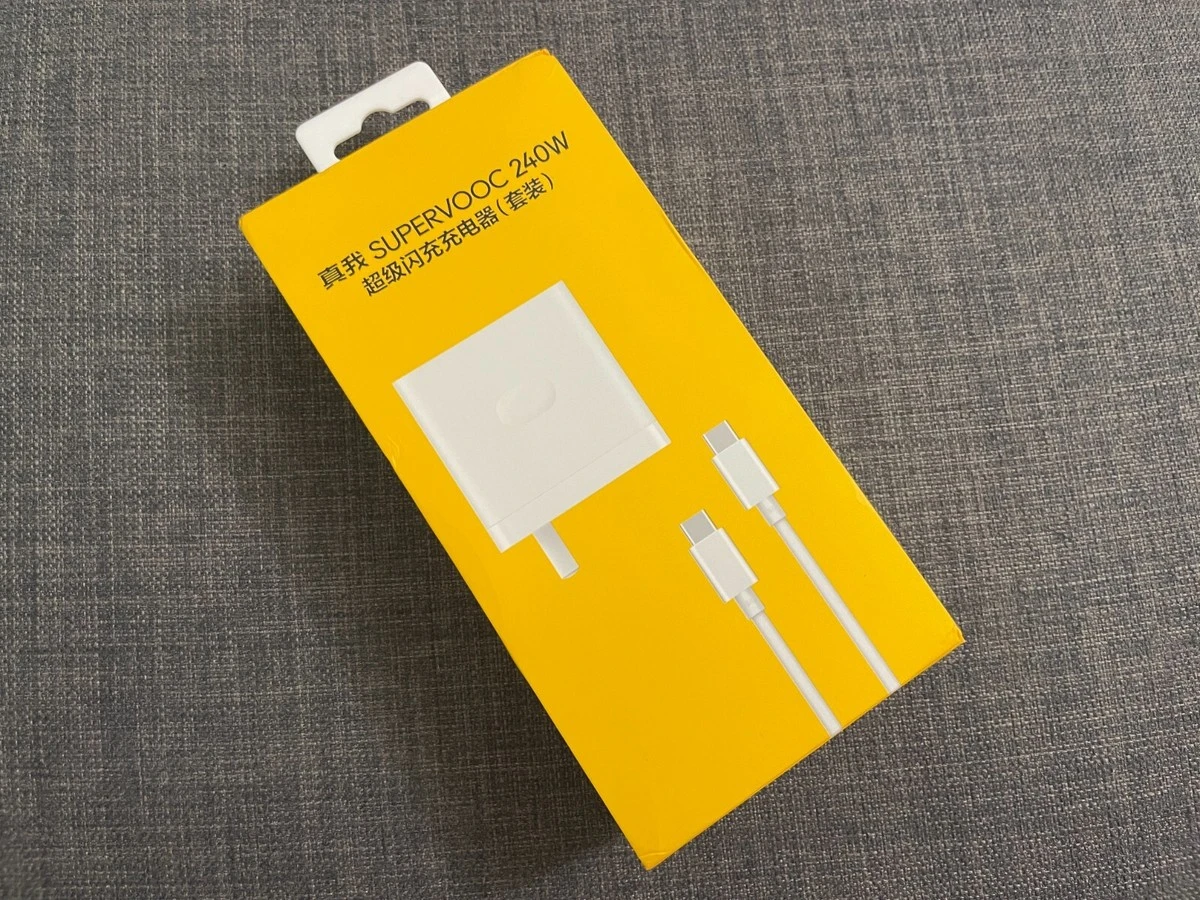 Realme 240W Ultra Fast Charger Adapter for Realme GT3, GT Neo 5