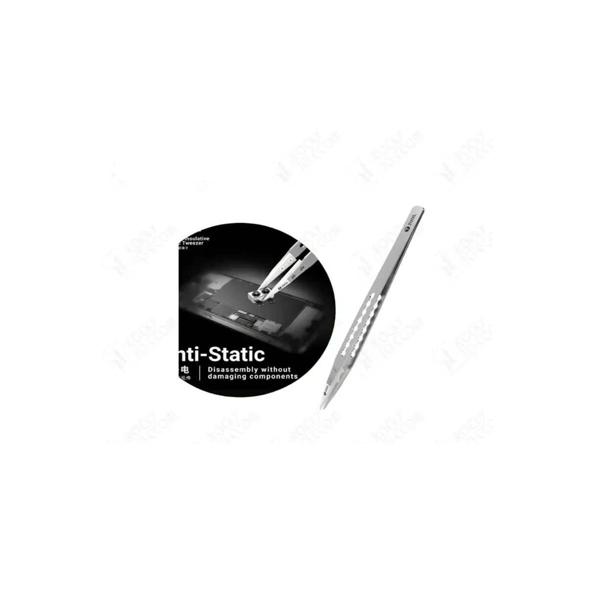 2UUL TW31 Ultrahard insulative Ceramic Tweezer for Precise Phone Board Repair