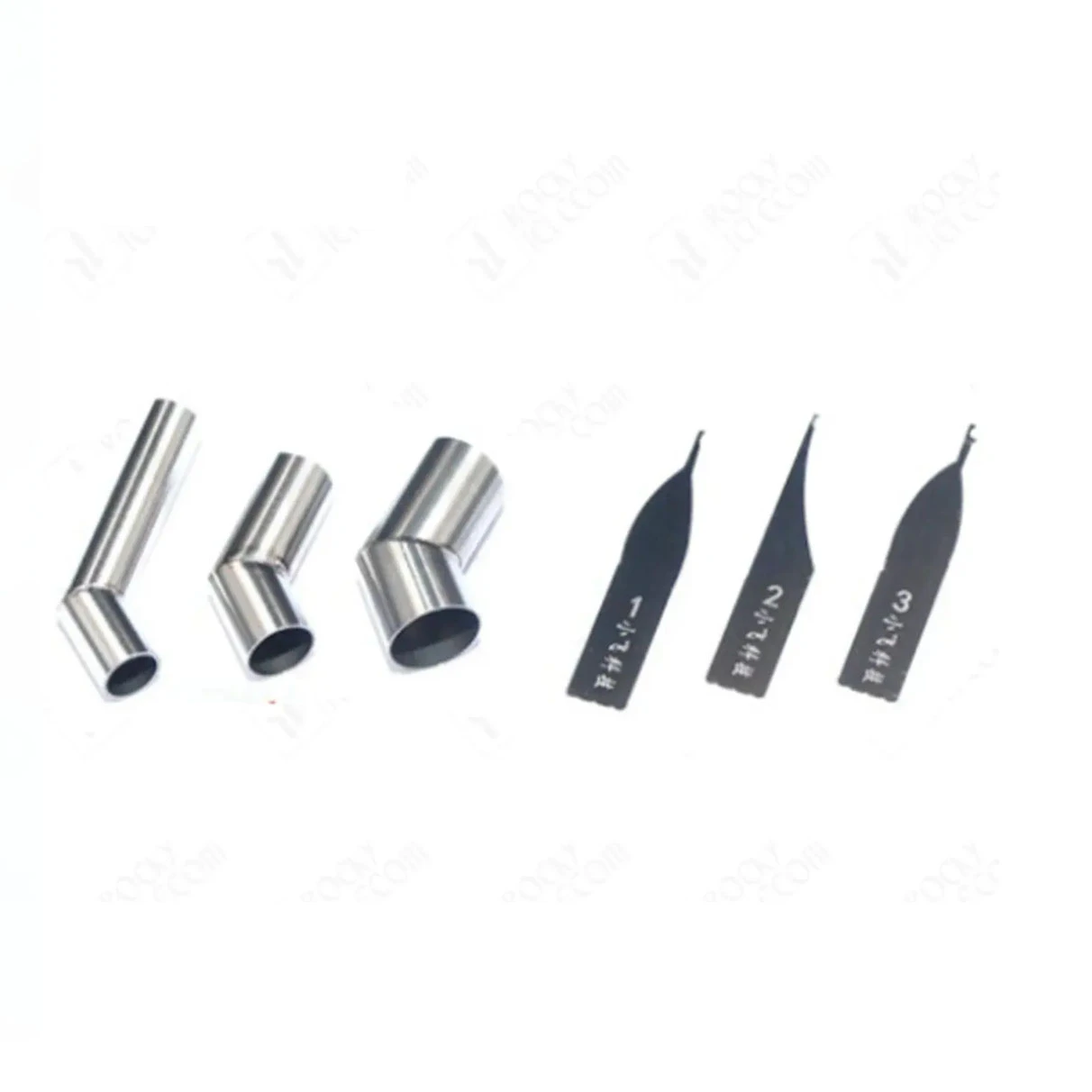 Jabe Bend Nozzle with 45degree for Quick 857 dw+ Quick 86dw+ Hotair station 3pcs