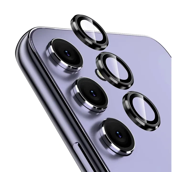 For vivo v50 Lite Camera Protector WSKEN Metal Ring Tempered Glass Camera Lens Protector