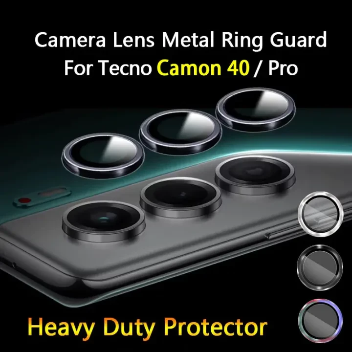 For Motorola Edge 50 Fusion Camera Protector WSKEN Metal Ring Tempered Glass Camera Lens Protector