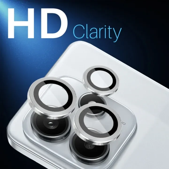 For Xiaomi Redmi Note 14 Pro Plus 5G Camera Protector WSKEN Metal Ring Tempered Glass Camera Lens Protector