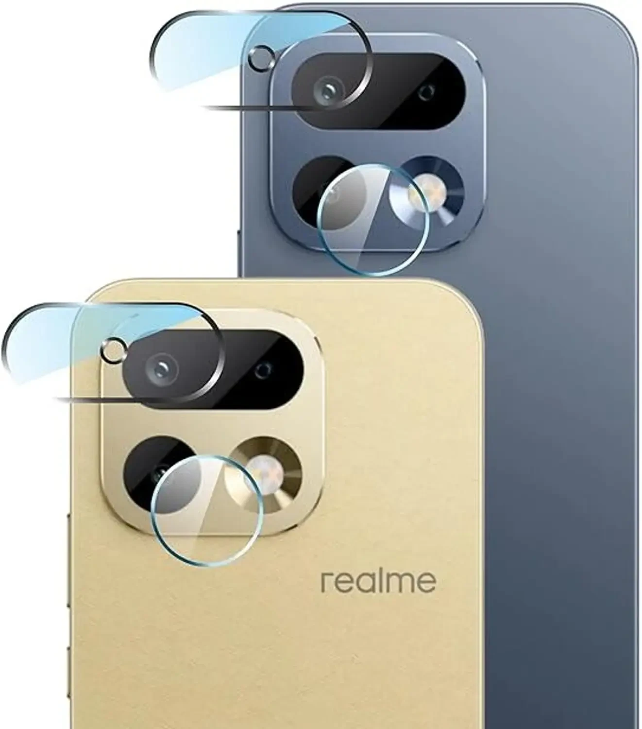 Camera Protector For Realme 16 Pro Plus WSKEN Metal 3D Tempered Glass Camera Lens Protector