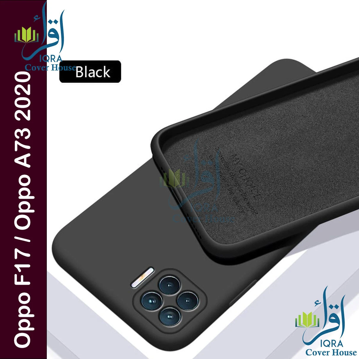 Silicone case For Oppo F17 / Oppo A73 2020 Silicone Soft TPU Ultra-Thin silicone Flexible Protective Back Case