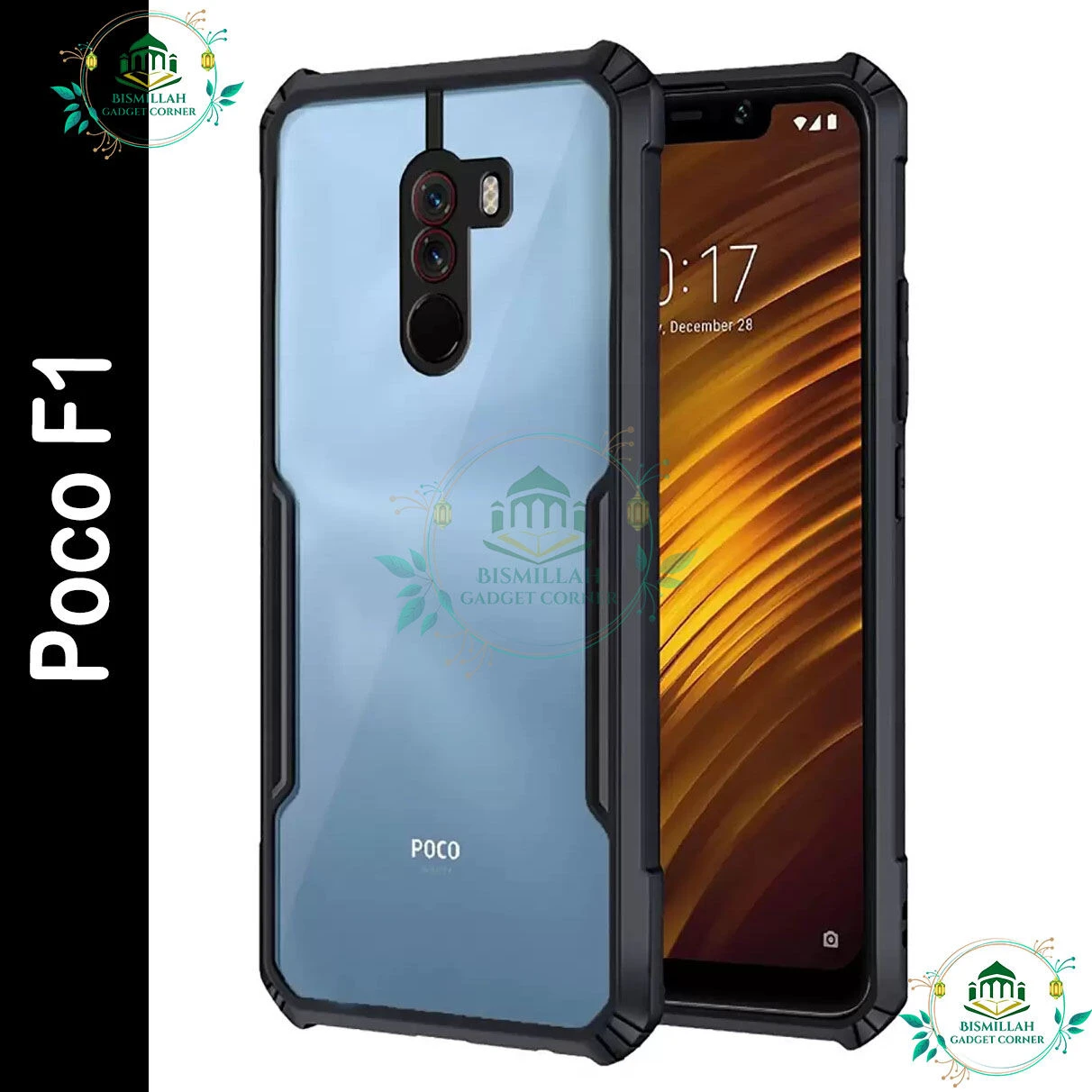 xundd cover For Xiaomi Pocophone F1 / Poco F1 XUNDD Clear Transparent Shockproof Back Case