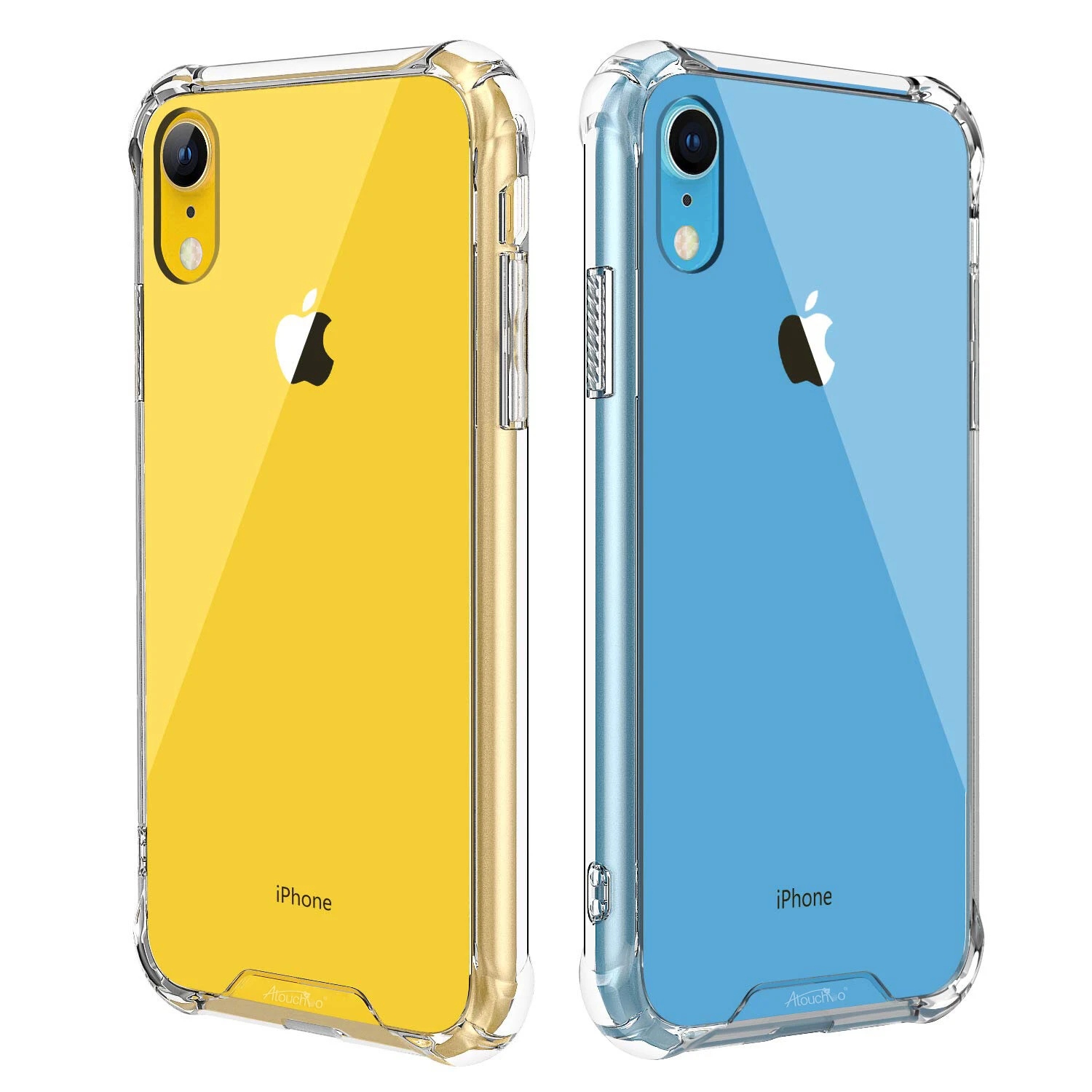 For iPhone XR Premium Silicone Case Crystal Clear Soft TPU Ultra-Thin Transparent Flexible Protective Mobile Phone Back Cover