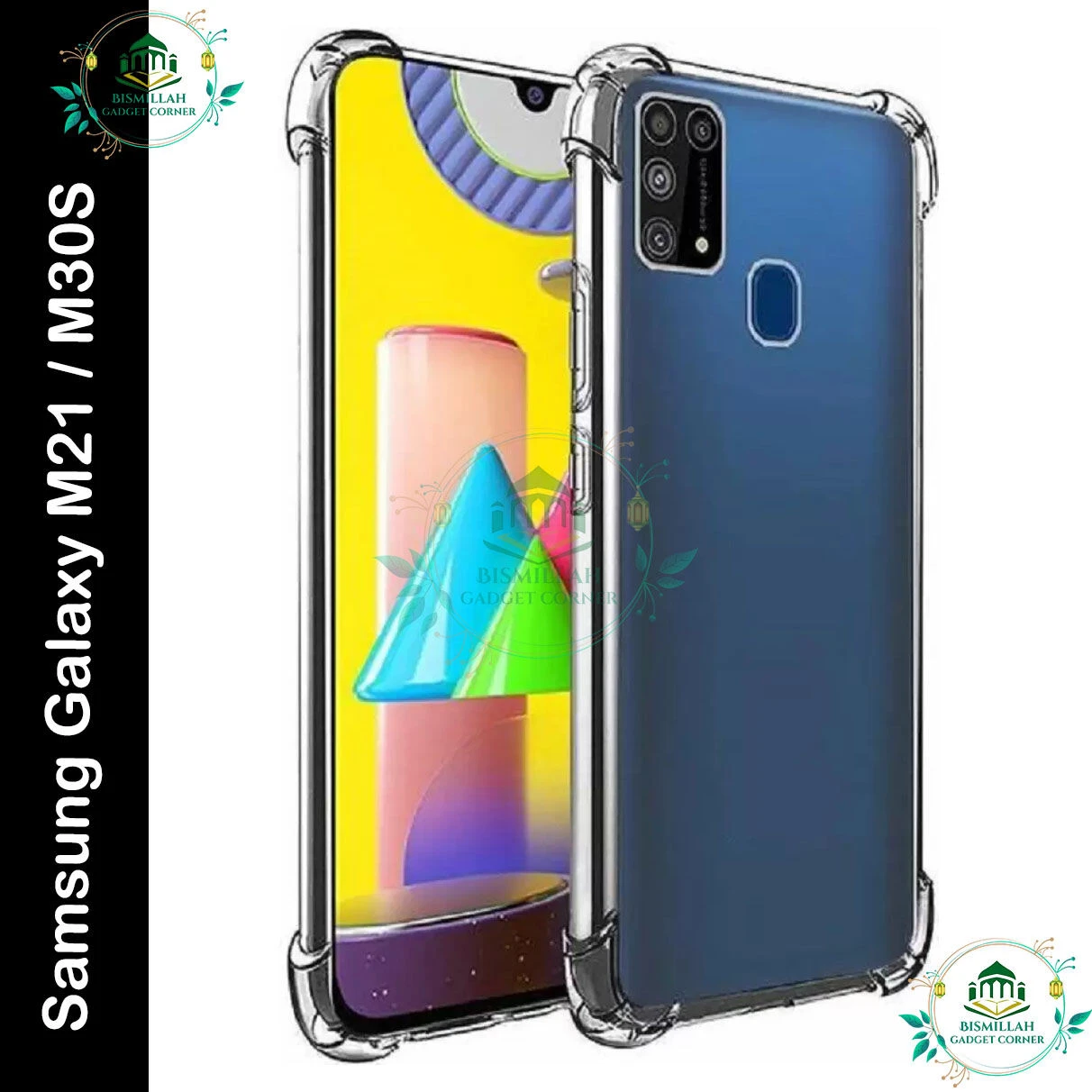 Transparent case For Samsung Galaxy M30s / Samsung Galaxy M21 Premium pani cover Crystal Clear Soft TPU Ultra-Thin Transparent Flexible Protective Mobile Phone Back Cover