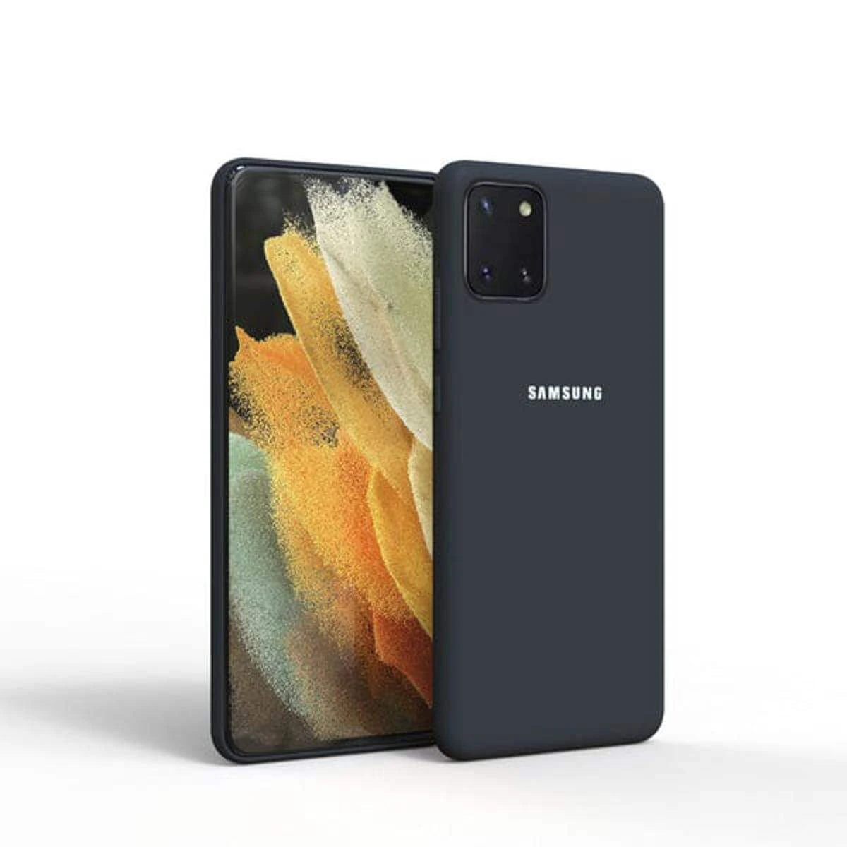 For Samsung Galaxy Note10 Lite Heavy Strong Liquid Silicone Soft Gel Rubber Shockproof Cover Case