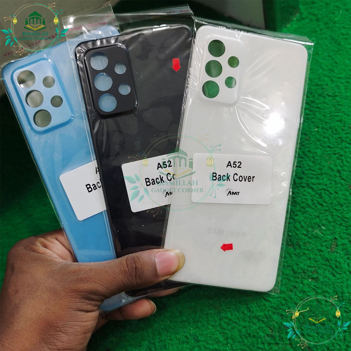 Replacement Backshell Panel for samsung a52 Battery Back Door Back panel