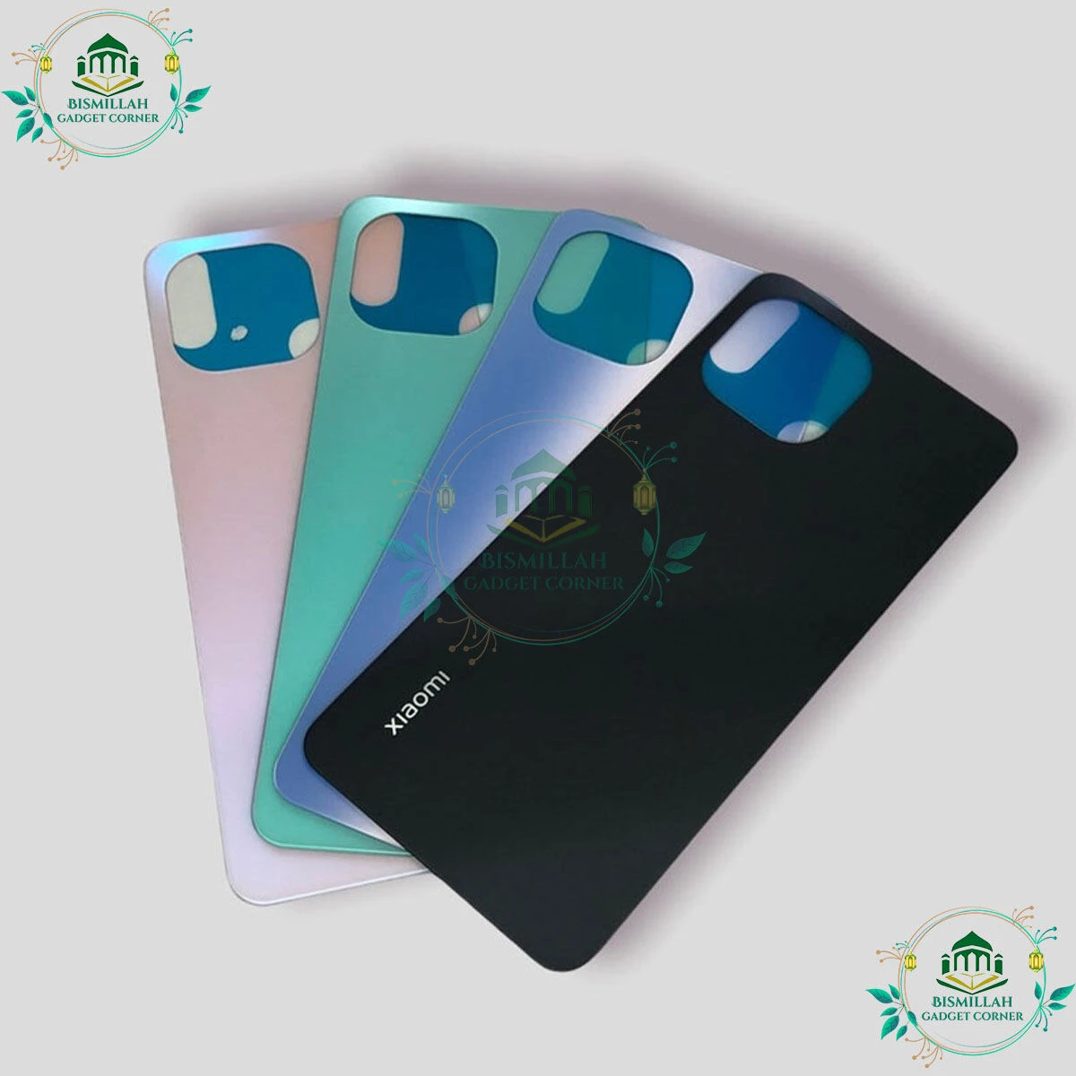 For Xiaomi Mi 11 Lite Phone Battery Back Cover Backshell Glass Battery Rear Case - Phone backpanel - Phone