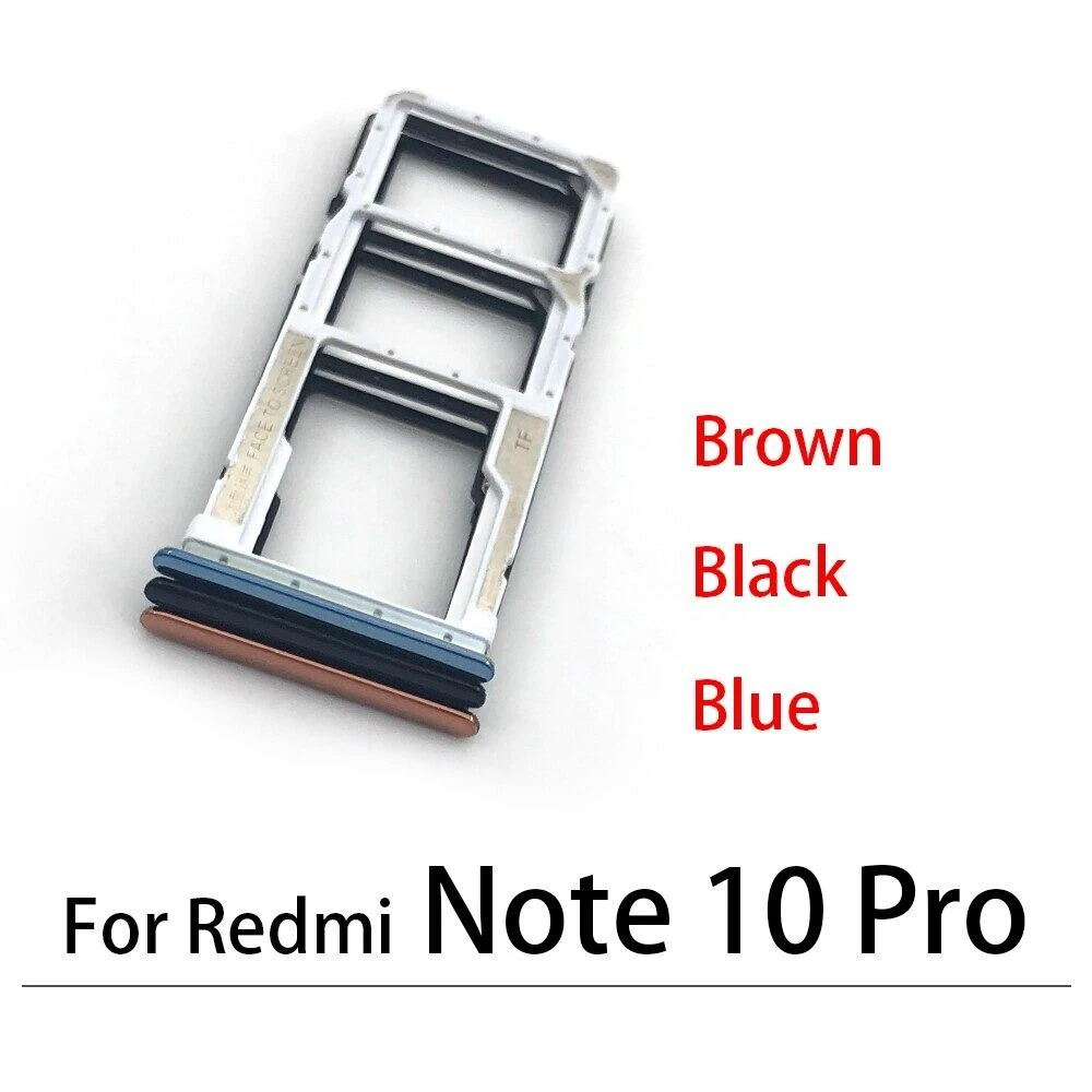 Sim Slot SD Card Tray Holder for Xiaomi Redmi Note 10 Pro/ note 10 pro max