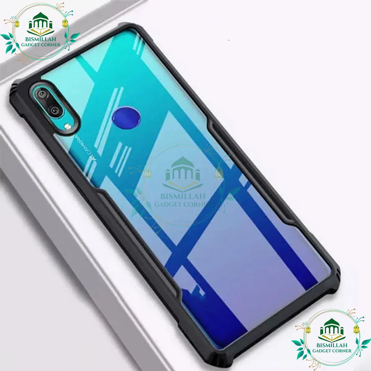 For Realme 3 / Realme 3I Shockproof Tpu Bumper Hard Clear Acrylic Mobile Phone Case For Realme 3 Back Cover - Camera