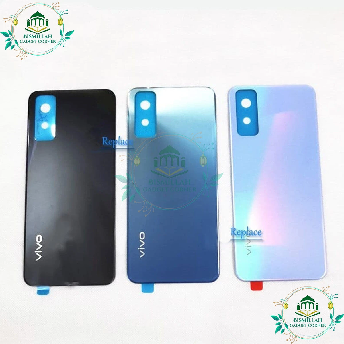 For Vivo Y20G Phone Battery Back Cover Backshell Glass Battery Rear Case Phone Battery Back Cover Backshell Glass Battery Rear Case