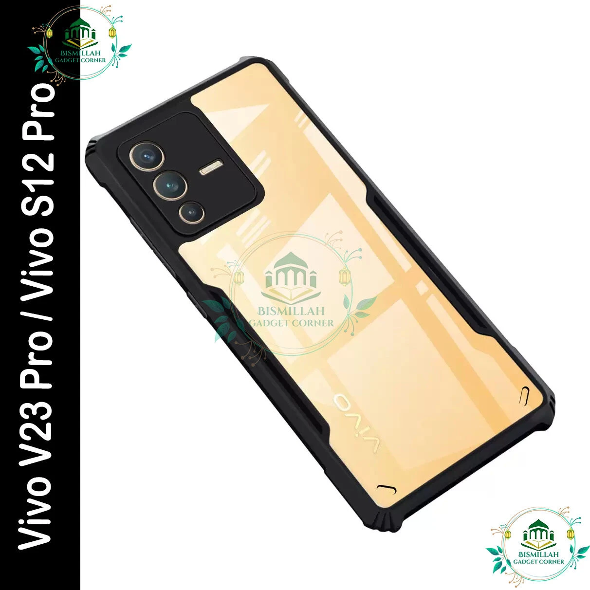 Premium Back cover for Vivo V23 Pro / Vivo S12 Pro Back Case Simple Antlers Ultra Thin Soft Luxury Square Multicolor Phone Case