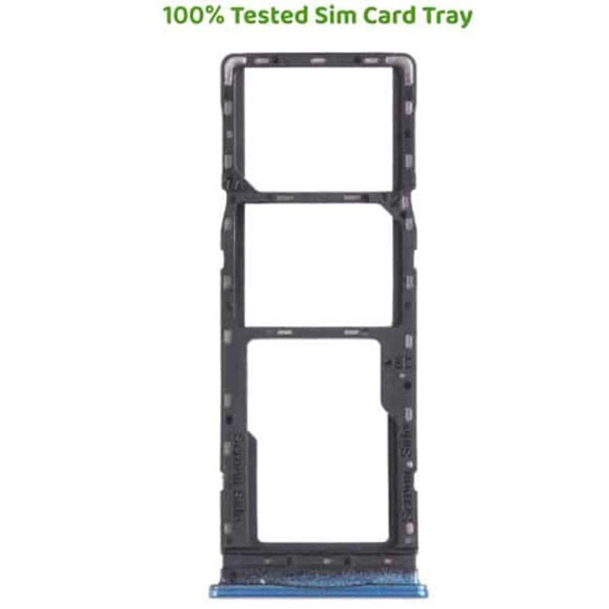 S.IM Card Holder Tray for Itel Vision 3 - Black-Blue-Black-white