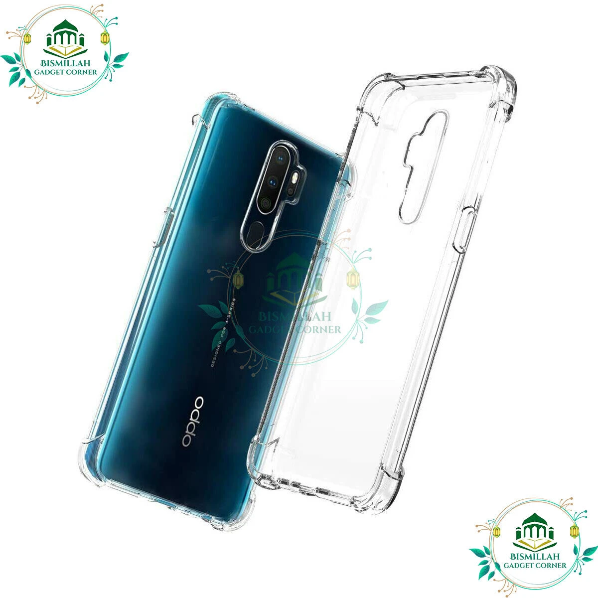 Oppo A5 2020 / Oppo A9 2020 Premium Silicone Case Crystal Clear Soft TPU Ultra-Thin Transparent Flexible Protective Mobile Phone Back Cover