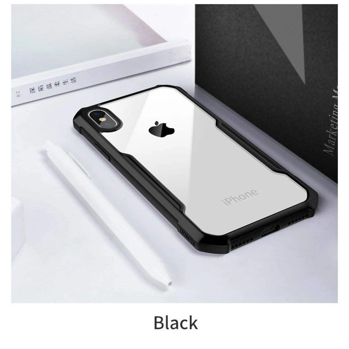 Xundd Beetle Series For iPhone X / XS Series Flat Leather Shockproof Bumper Case