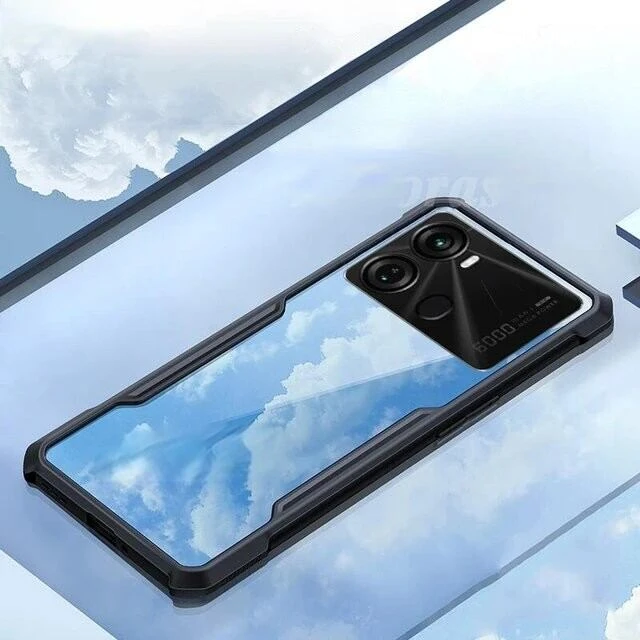 Xundd Shockproof Case For itel P40 Case Unique Transparent Clear Protector Soft Ca