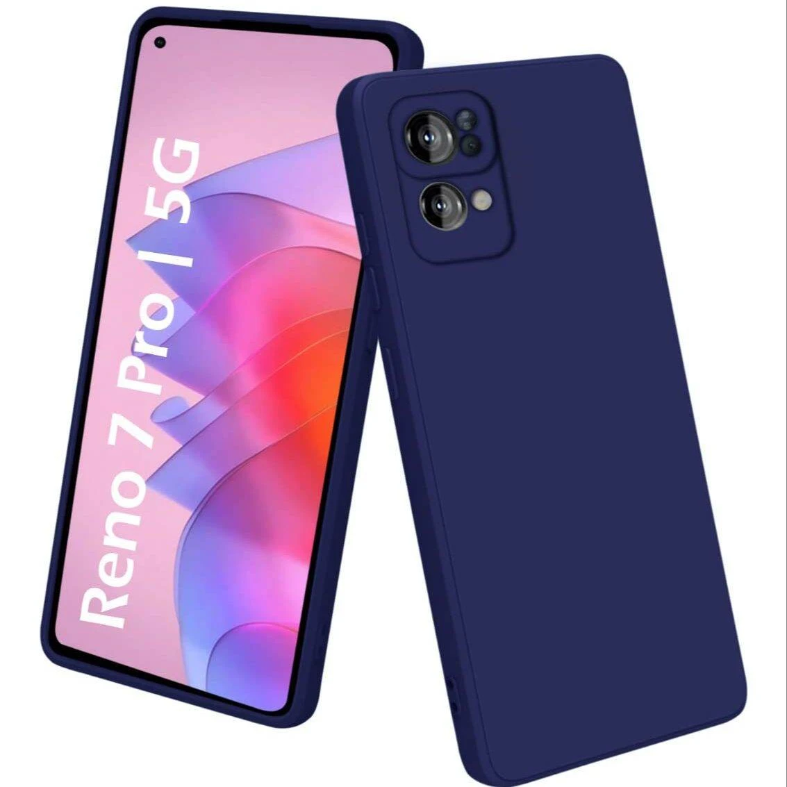 Liquid Silicone Unique Case Cover for Oppo Reno 7 PRO 5G