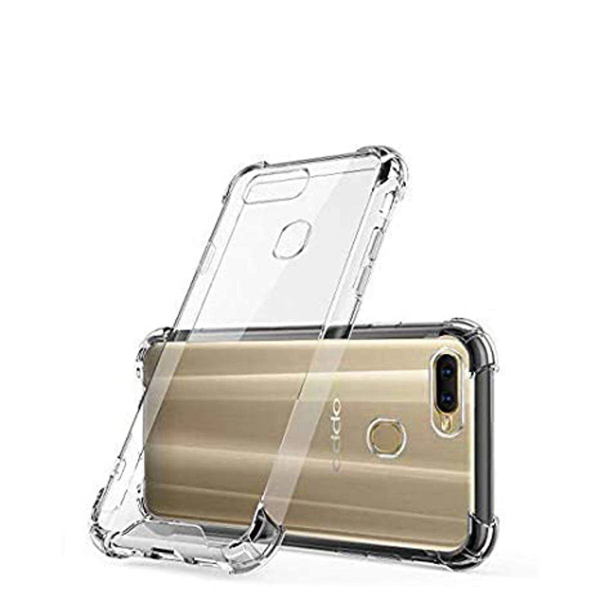 Oppo A12 Premium Silicone Case Crystal Clear Soft TPU Ultra-Thin Transparent Flexible Protective Mobile Phone Back Cover