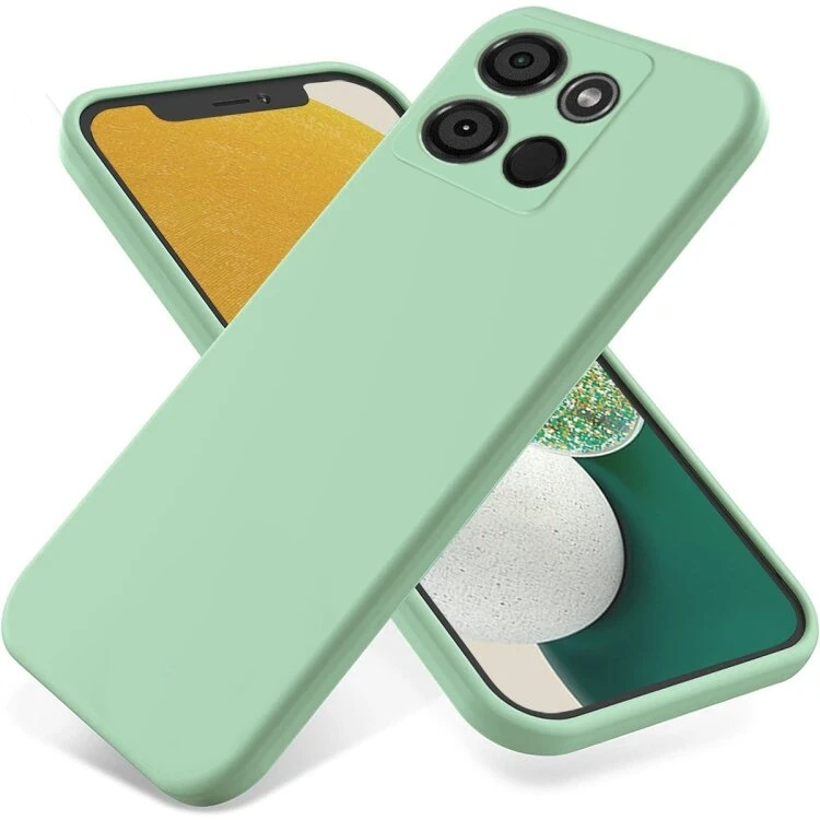 For itel A60 Soft Sandstone Slim Heavy Strong Unique Liquid Silicone Case For itel A60 Back Cover