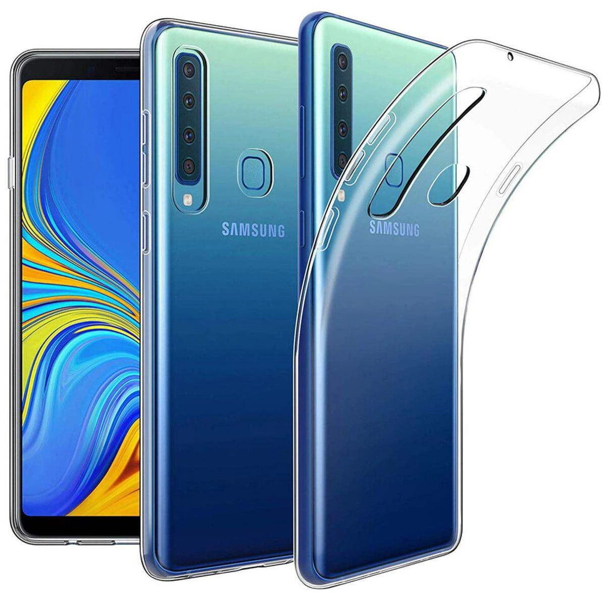 For Samsung Galaxy A9 2018 / A9 Star Pro 2018 Transparent (TPU) Heavy Duty Back Cover - Camera