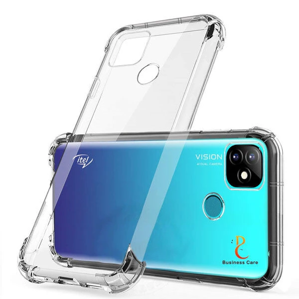 Coverage Transparent Back Cover For Itel Vision 1 Plus - Transparent - Transparent Back Cover For Itel Vision 1 Plus - A Blend Of Style And Protection