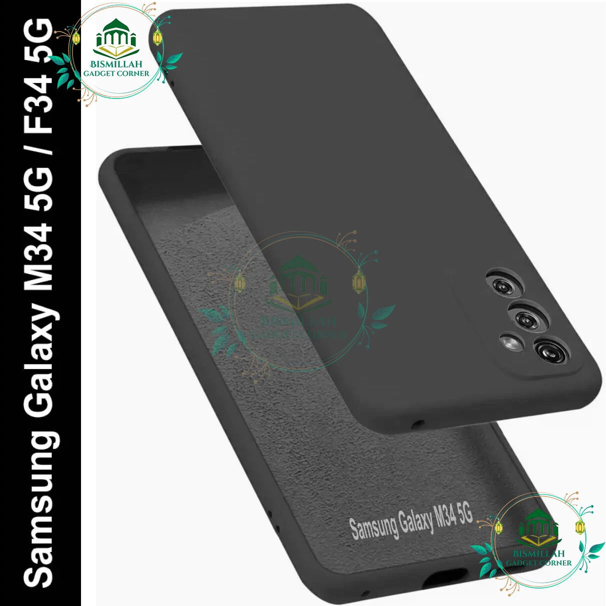 Premium Liquid Silicone Phone case for Samsung Galaxy M34 5G / Samsung Galaxy F34 5G Liquid Silicon Mobile Back Case Soft Silicone Phone Cover - মোবাইল ফোন - Phoneo