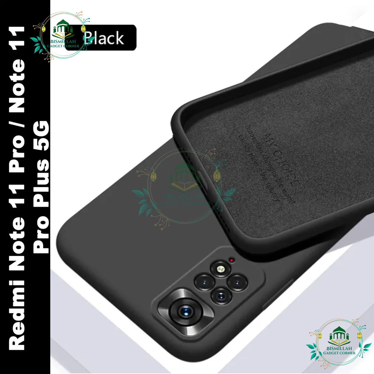 Premium Liquid Silicone Phone case for Xiaomi Redmi Note 11 pro / Xiaomi Redmi Note 11 pro plus 5G Liquid Silicon Mobile Back Case Soft Silicone Phone Cover - মোবাইল ফোন - Phoneo