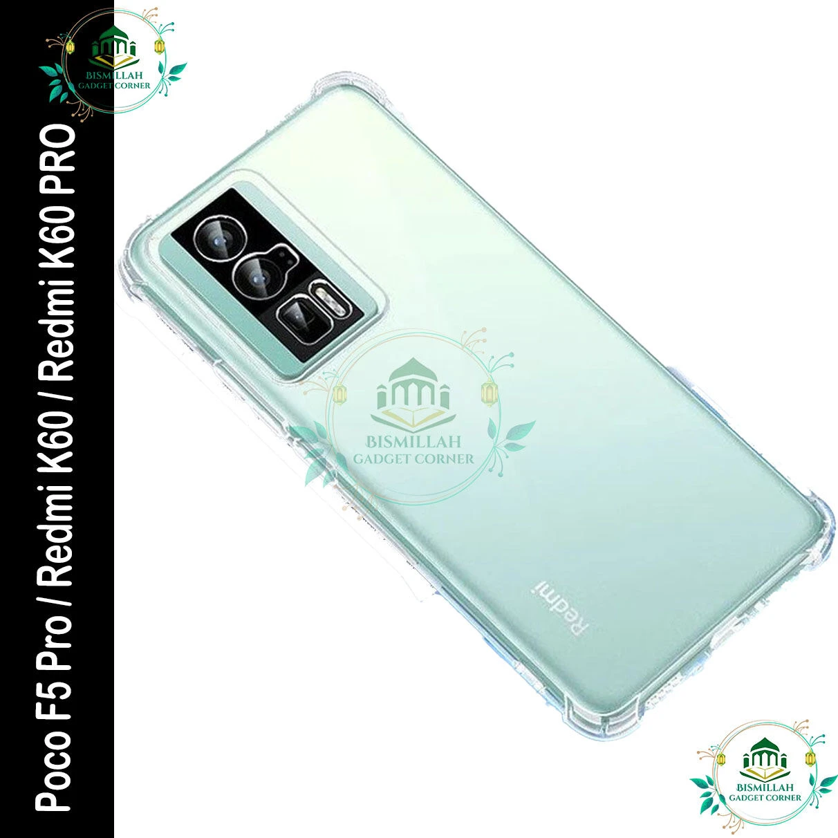 Transparent back cover For Xiaomi Poco F5 Pro / Xiaomi Redmi K60 / Xiaomi Redmi K60 PRO Luxury transparent Protect Back Cover Soft Case
