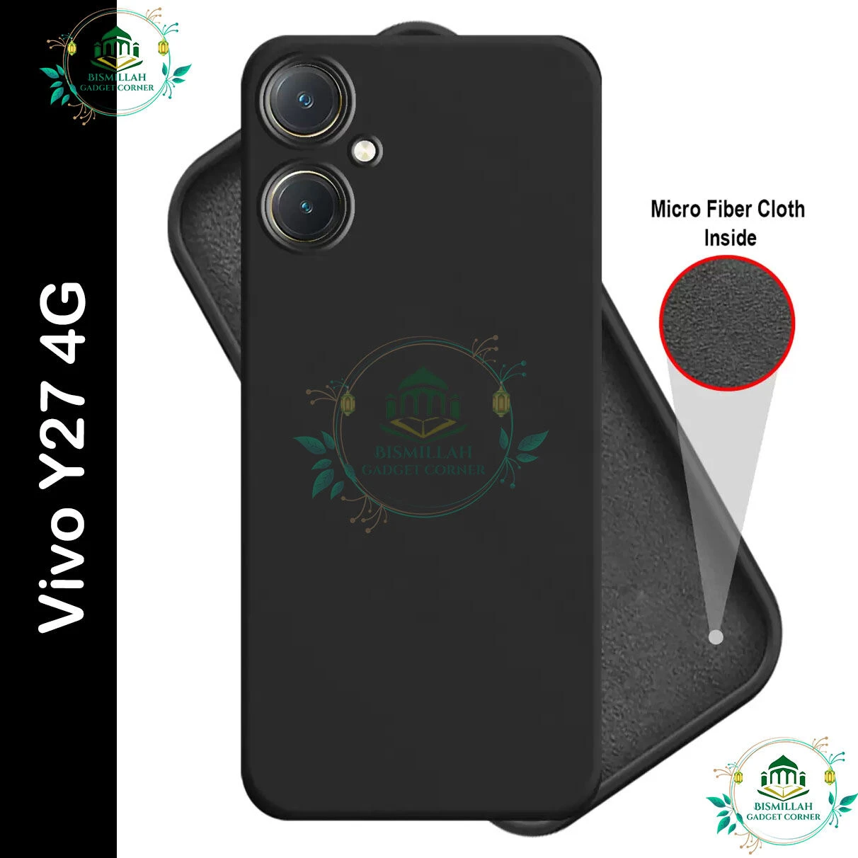 Premium Liquid Silicone Phone case for Vivo Y27 4G Liquid Silicon Mobile Back Case Soft Silicone Phone Cover - মোবাইল ফোন - Phoneo