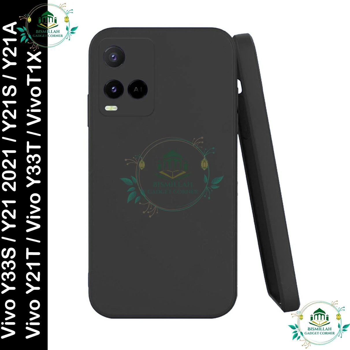 Premium Liquid Silicone Phone case for Vivo Y21e / Vivo Y33S / Vivo Y21 2021 / Vivo Y21S / Vivo Y21A / Vivo Y21T / Vivo Y33T / Vivo T1X Liquid Silicon Mobile Back Case Soft Silicone Phone Cover