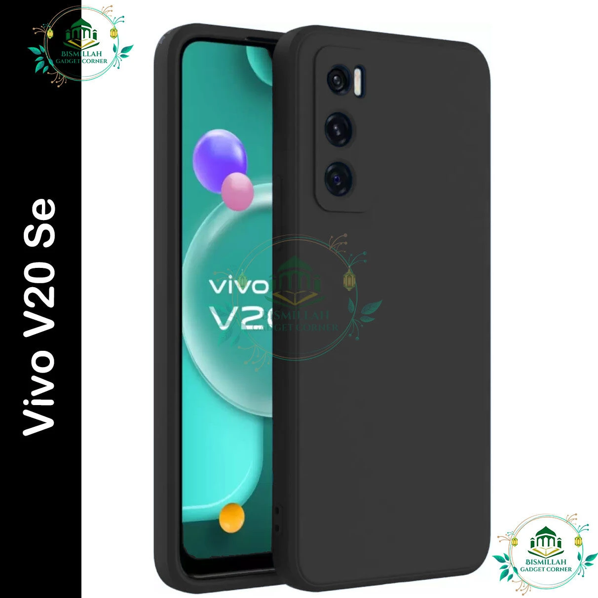 Premium Phone case for Vivo V20 se ( v20se ) back cover Mobile Back Case Soft Silicone Phone Cover - মোবাইল ফোন - Phoneo