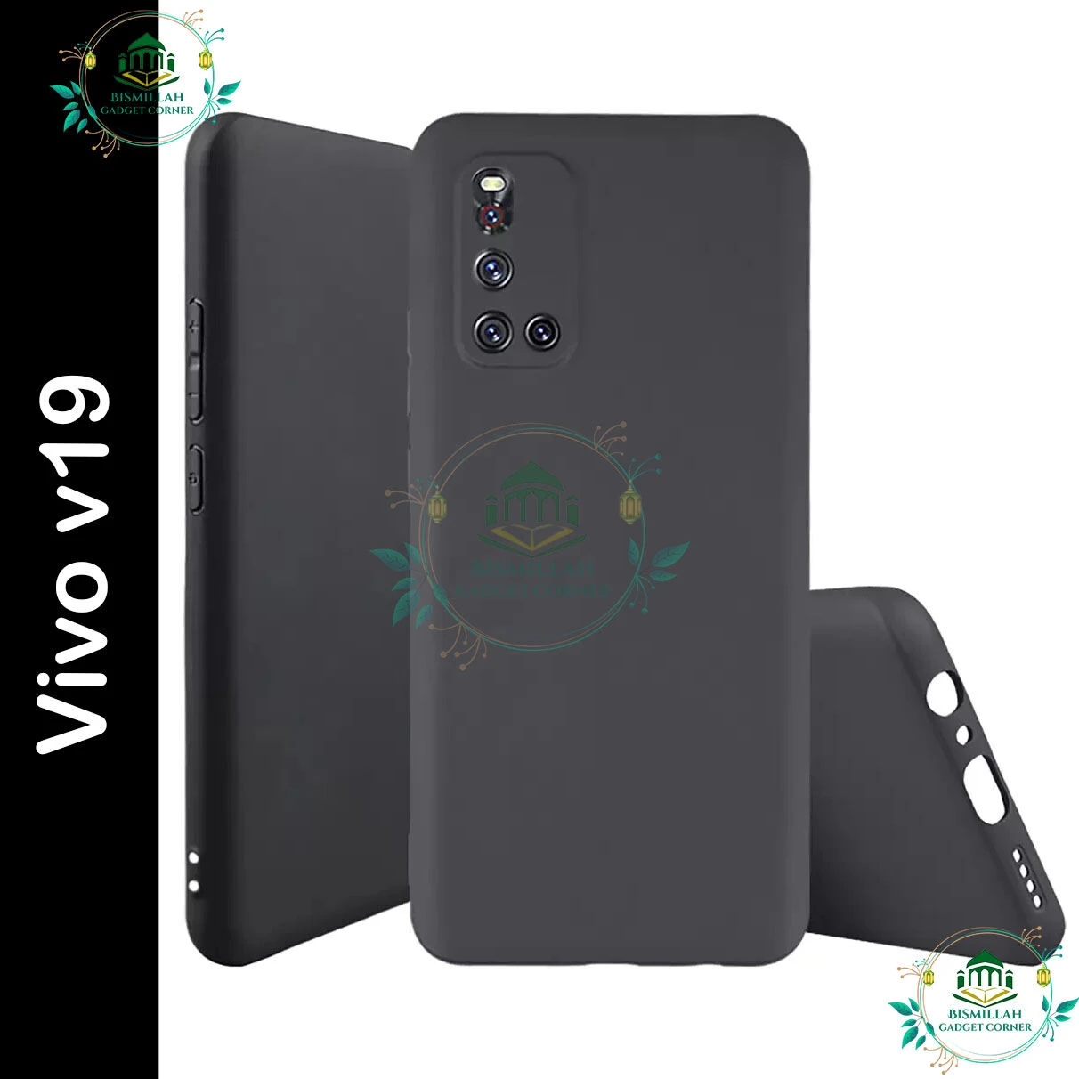 Premium Liquid Silicone Phone case for Vivo v19 Liquid Silicon Mobile Back Case Soft Silicone Phone Cover - মোবাইল ফোন - Phoneo
