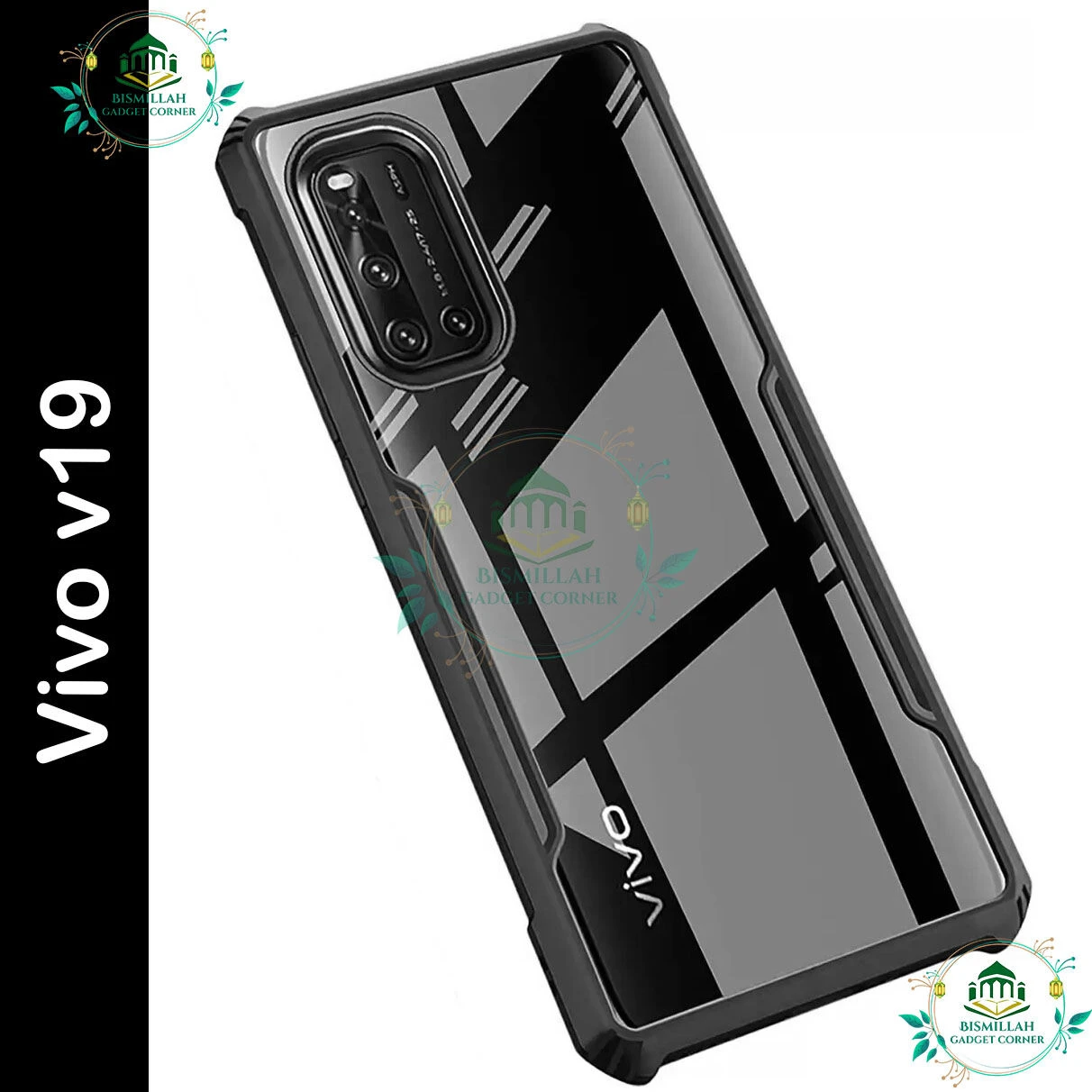 Premium Back Case for Vivo v19 Transparent Hybrid Hard PC Back Bumper Vivo v19 back cover