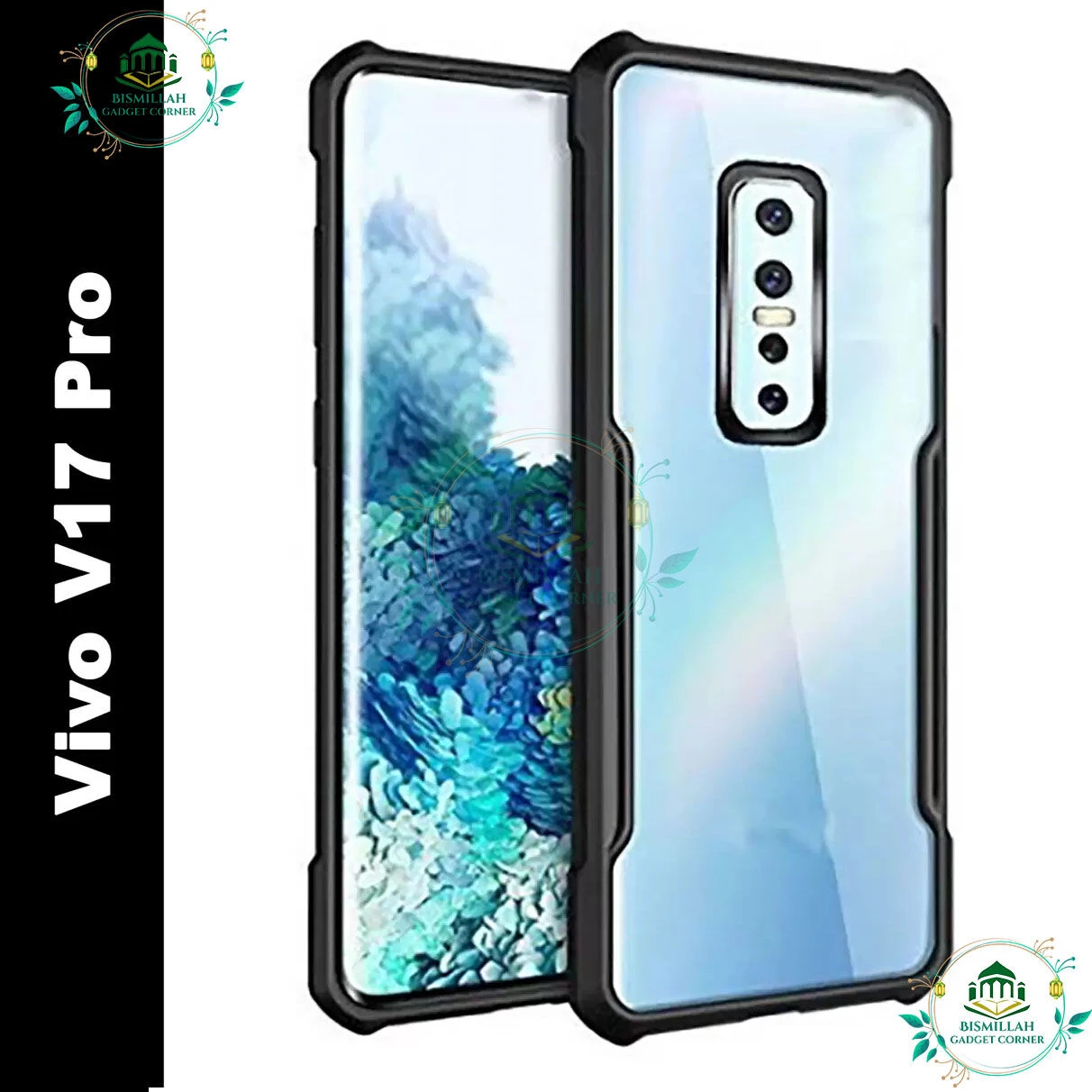 Xundd Back Cover for Vivo v17 pro  Transparent Hybrid Hard PC Back Bumper