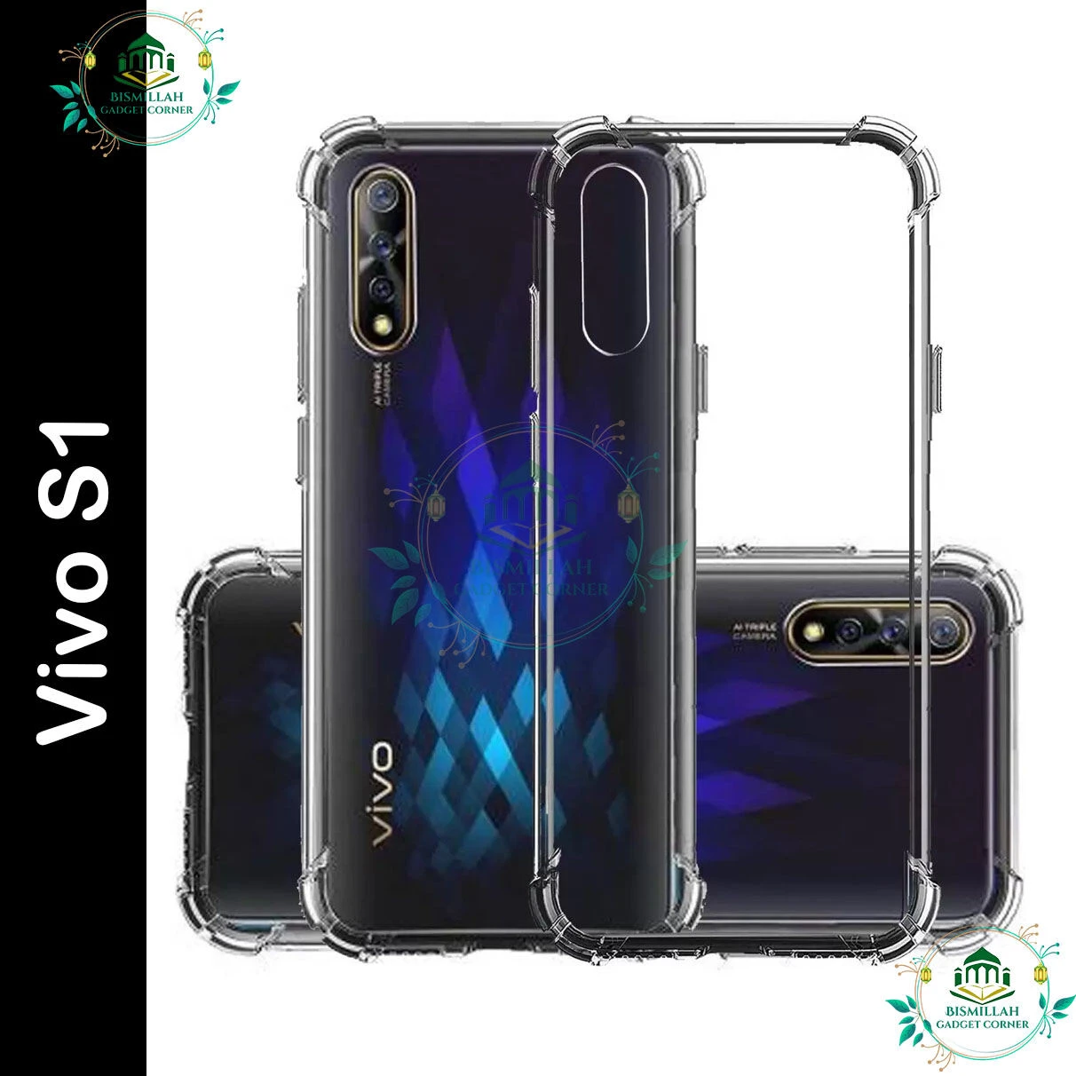 Transparent back cover For Vivo S1 Luxury transparent Protect Back Cover Soft Case