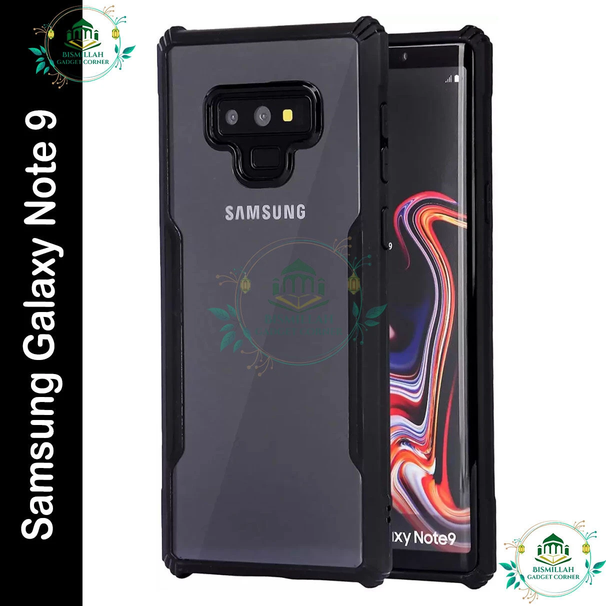 Xundd Back Cover fo Samsung Galaxy Note 9 Transparent Hybrid Hard PC Back Bumper