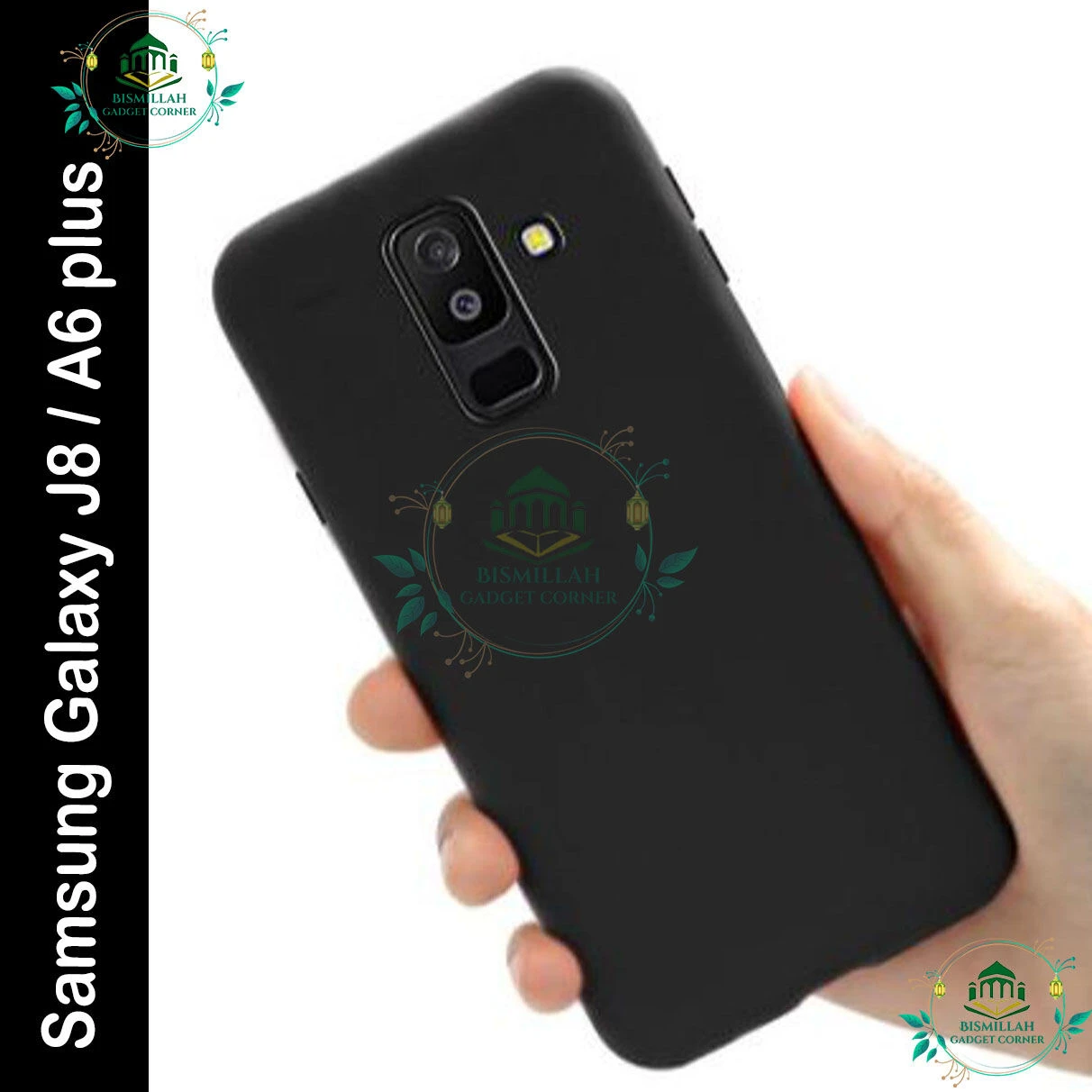 Premium Liquid Silicone Phone case for Samsung Galaxy J8 / Samsung Galaxy A6 plus / A6+ Liquid Silicon Mobile Back Case Soft Silicone Phone Cover - মোবাইল ফোন - Phoneo