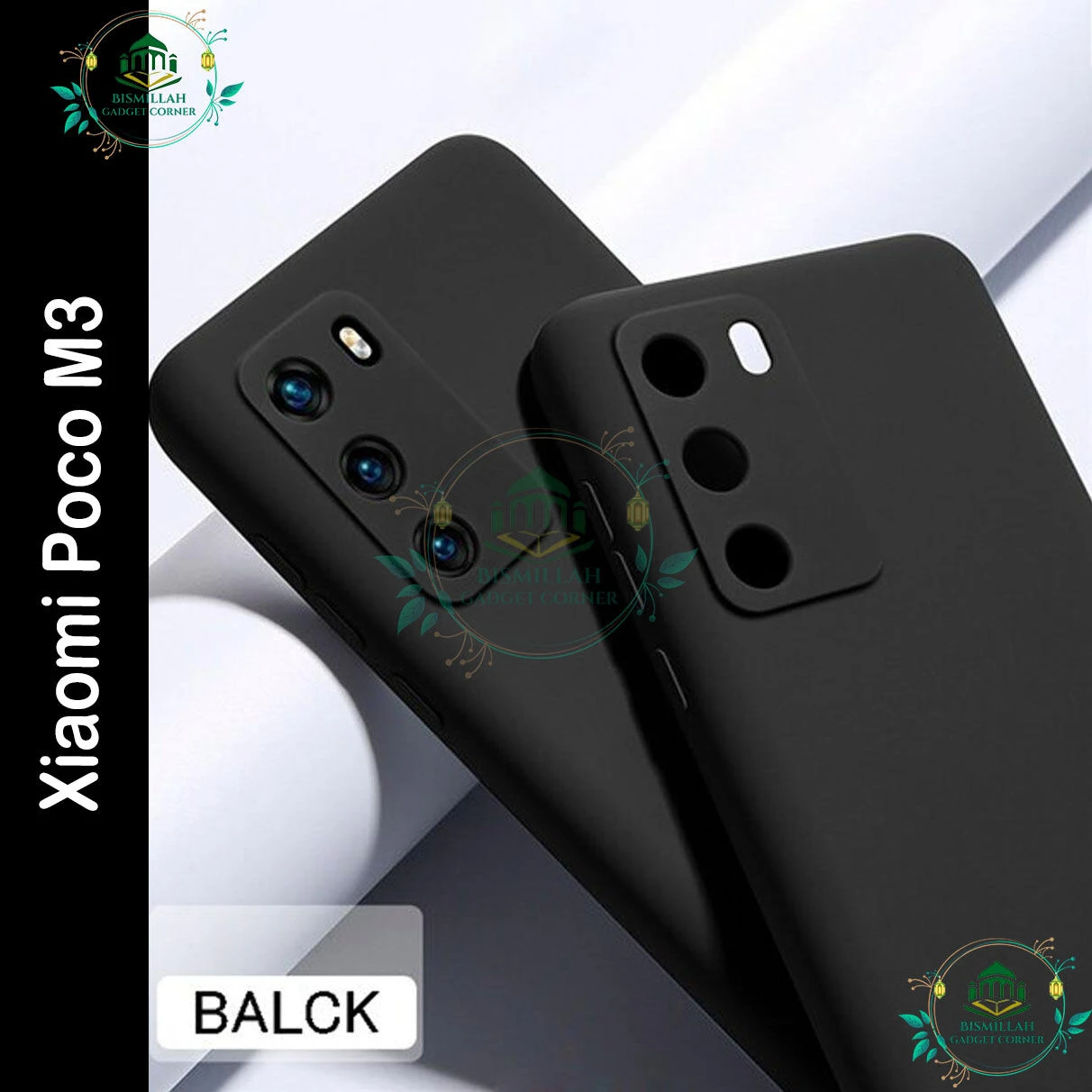 Premium Liquid Silicone Phone case for Xiaomi Poco M3 Liquid Silicon Mobile Back Case Soft Silicone Phone Cover