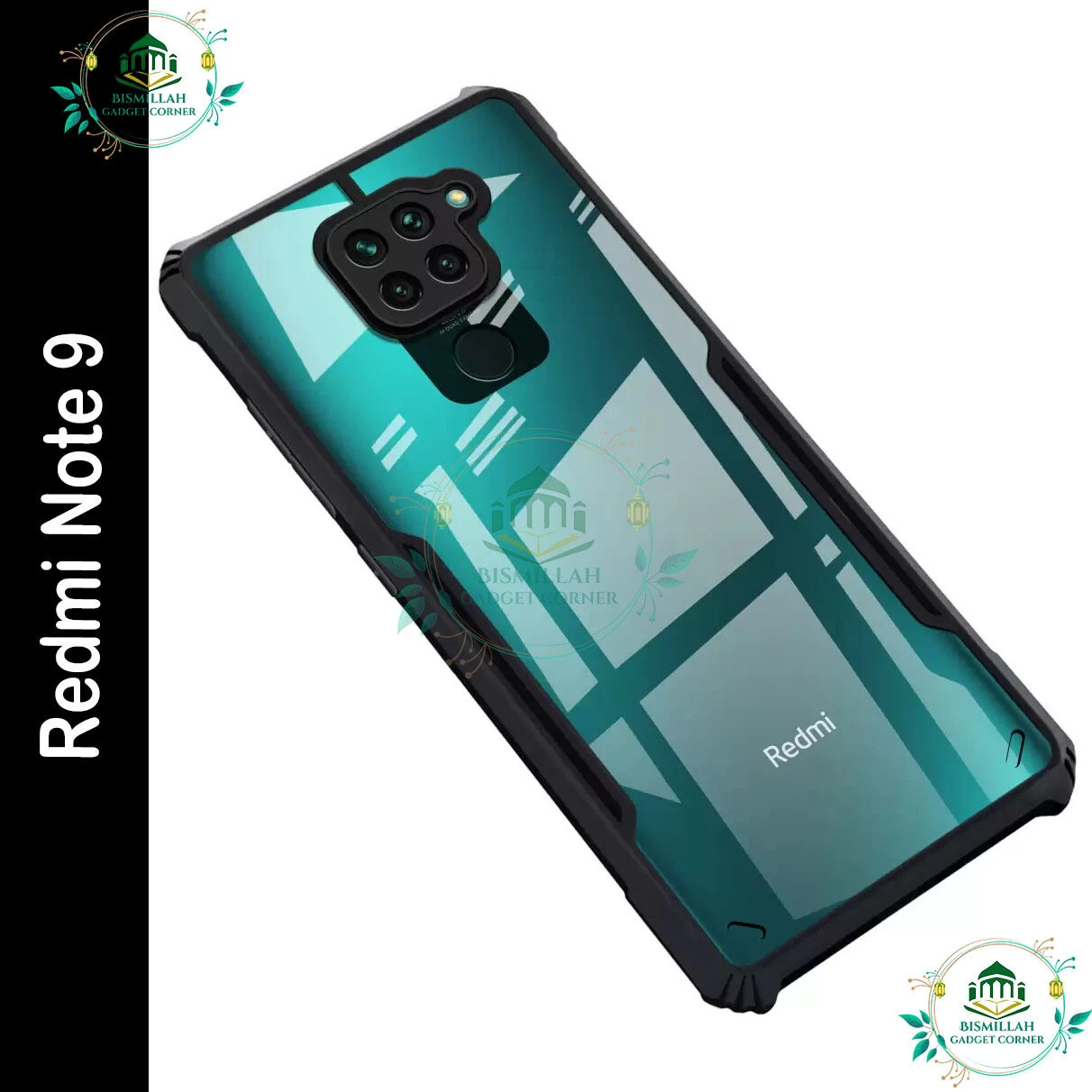 Xundd Back Cover for Xiaomi Redmi Note 9 Transparent Hybrid Hard PC Back Bumper