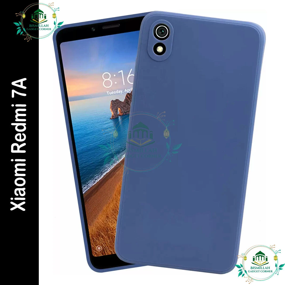 Premium Liquid Silicone Phone case for Xiaomi Redmi 7A Liquid Silicon Mobile Back Case Soft Silicone Phone Cover - মোবাইল ফোন - Phoneo