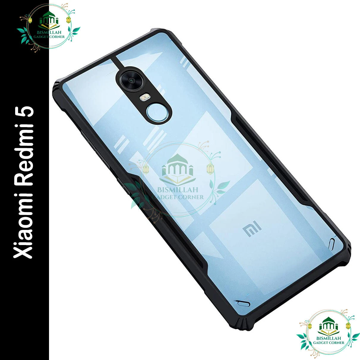 Xundd Back Cover for Xiaomi Redmi 5 Transparent Hybrid Hard PC Back Bumper