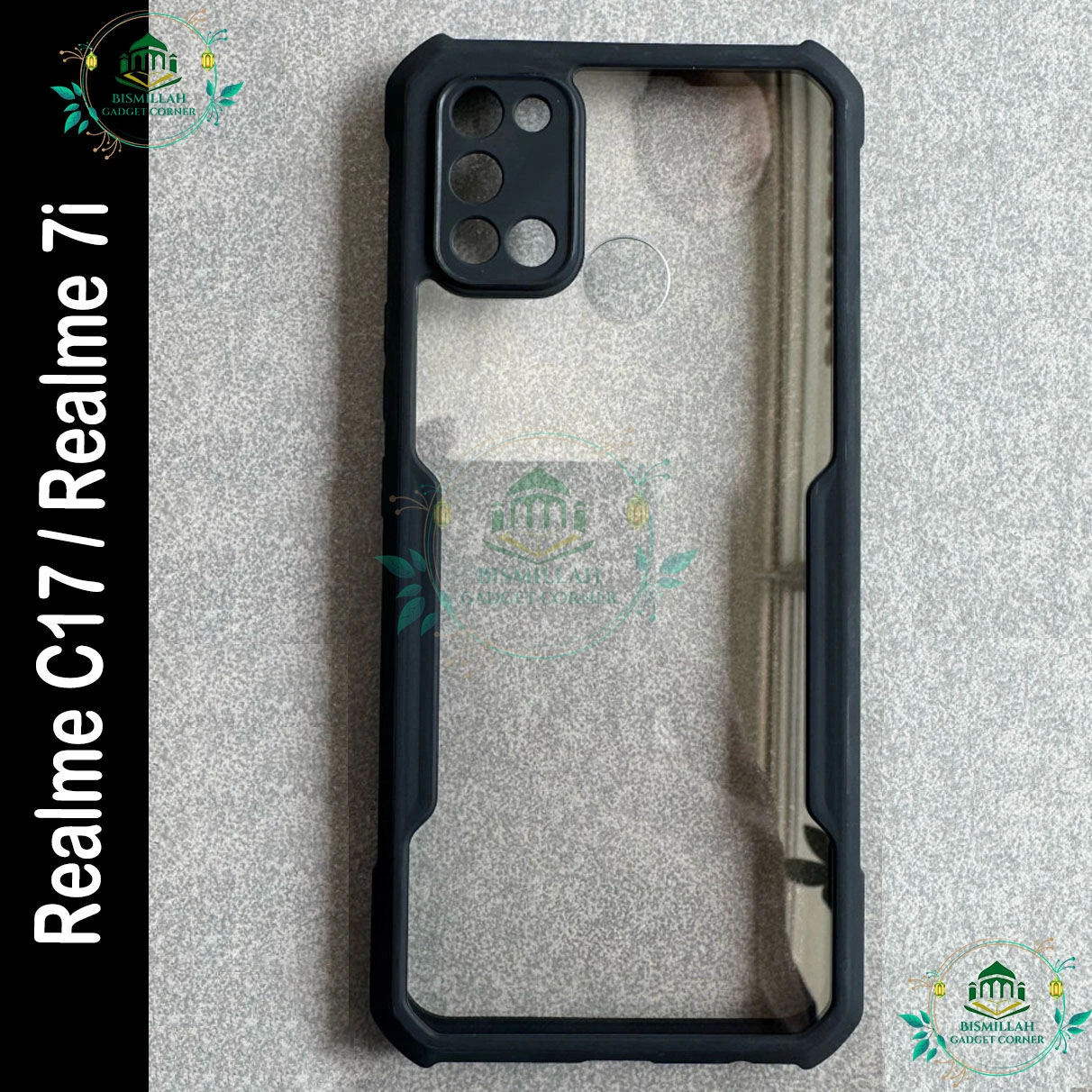 Xundd Back Cover for Realme C17 / Realme 7i Transparent Hybrid Hard PC Back Bumper