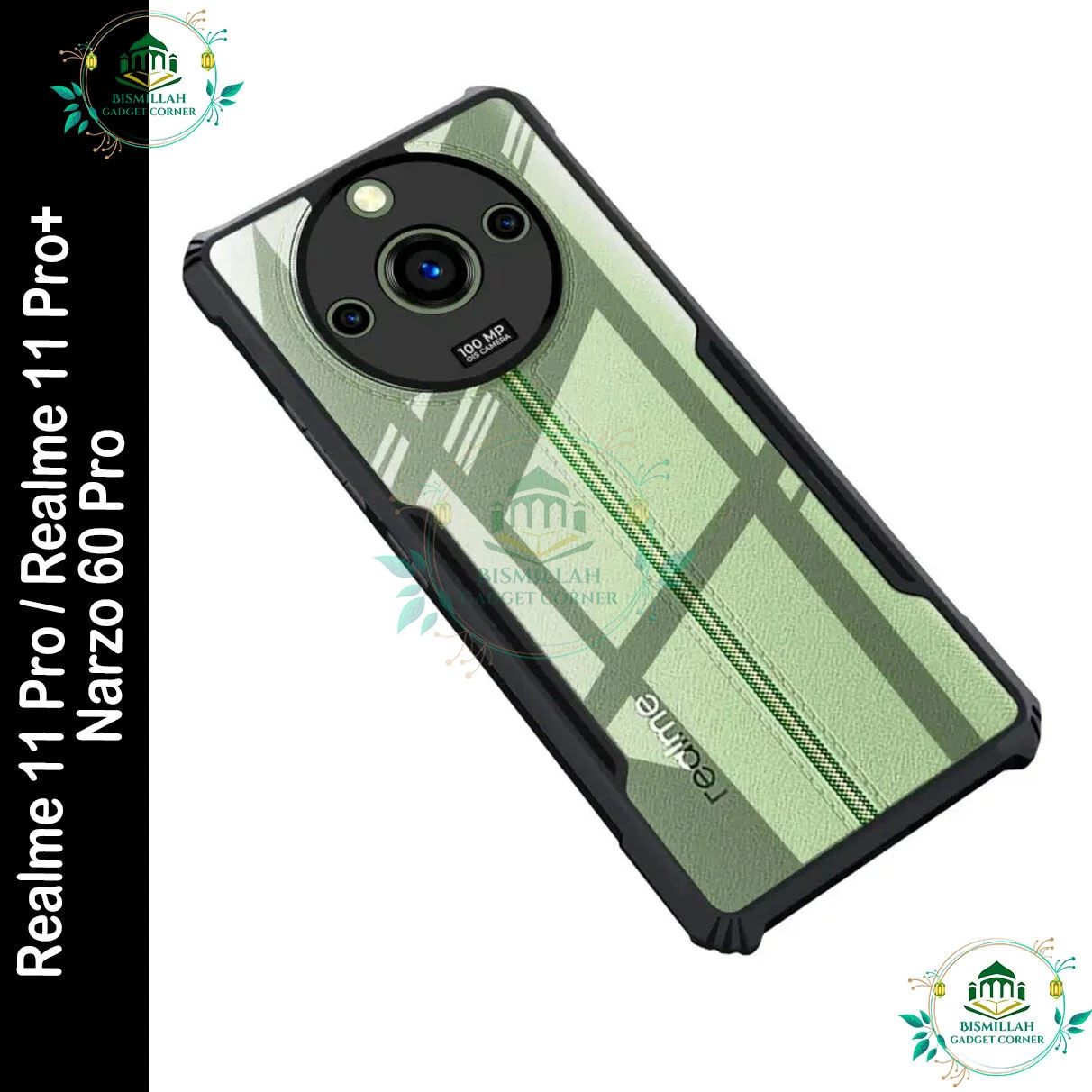 Xundd Back Cover for Realme 11 Pro / Realme 11 Pro+ / Narzo 60 Pro Transparent Hybrid Hard PC Back Bumper