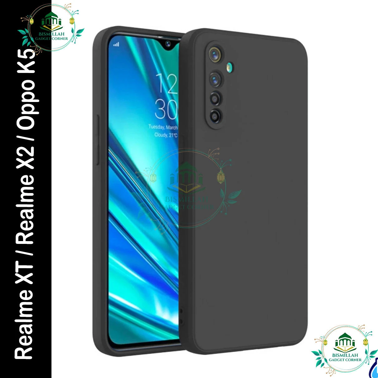 Premium Liquid Silicone Phone case for Realme XT / Realme X2 / Oppo K5 Liquid Silicon Mobile Back Case Soft Silicone Phone Cover