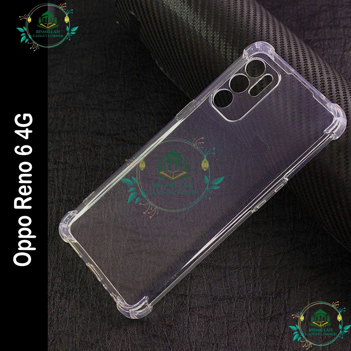 Transparent back cover For OPPO Reno 6 4g Luxury transparent Protect Back Cover Soft Case