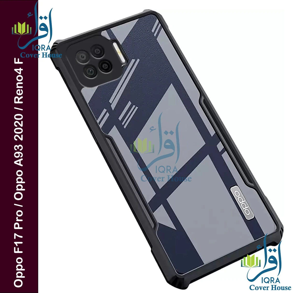 Xundd Back Cover for Oppo F17 Pro / Oppo A93 2020 / Oppo Reno4 F Transparent Hybrid Hard PC Back Bumper
